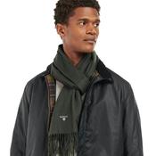 Plain Lambswool Scarf - Forest Green - One image