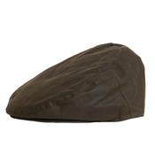 Waxed Flat Cap - Olive - XL image