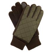 Mens Magnus Quilt Gloves - Forest Brown - M image