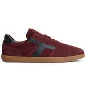 Mens TH Tribeca Suede Mixed Texture Trainers - Oxblood - 7