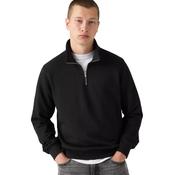 Mens Original Housemark Quarter-Zip Pullover - Mineral Black - S