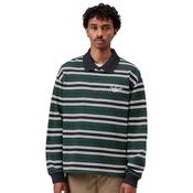 Mens L/S Devitt Rugby Shirt - Dark Scarab - XS image