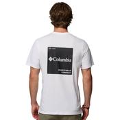 Mens CSC Logo Back T-Shirt - White - XS image