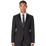 Mens Rocco Plain Tuxedo Jacket - Black - 38R image