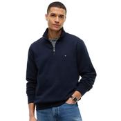 Mens Peached Fleece Quarter-Zip Sweatshirt - Desert Sky - XS image