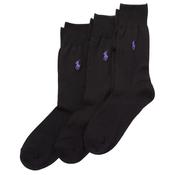 Mens 3-Pack Trouser Socks - Black - 6-8 image
