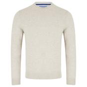 Mens Franco Crew Sweater - Stone - S