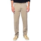Mens M5 Six 9-6001 Loose Fit Chinos - Beige - 32W X 30L image