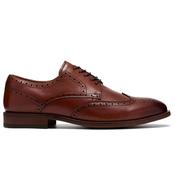 Mens Bowburn Tip Shoes - Tan Leather - 7