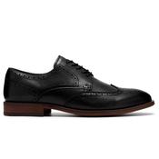 Mens Bowburn Tip Shoes - Black Leather - 7 image