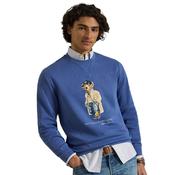 Mens Polo Bear Fleece Sweatshirt - Bastille Blue - S image