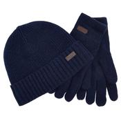 Carlton Beanie &amp; Gloves Gift Set - Classic Navy - One image