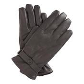 Burnished Leather Thinsulate Gloves - Dark Brown - M image