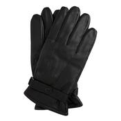 Burnished Leather Thinsulate Gloves - Black - M image