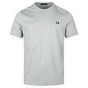Mens Ringer T-Shirt - Silver Blue - S image