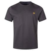 Mens Ringer T-Shirt - Anchor Grey - S image