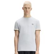 Mens Twin Tipped Cuff T-Shirt - Dusky Blue - S image