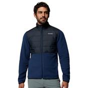 Mens Basin Butte II Hybrid Fleece Jacket - Collegiate Navy/Black - S image