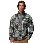 Mens Helvetia II Printed Half Snap Fleece - Sedona Sage Geomix - XS image