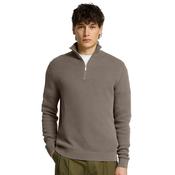 Mens Dane Knit Half-Zip Jumper - Morel - S image