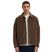 Mens Otto-Kris Cord Overshirt - Chocolate Chip - S image