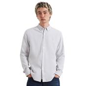 Mens Brewer Slim Fit Striped Oxford Shirt - Rosemary - S image