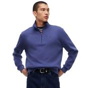 Mens Tommy Flag Quarter-Zip Sweatshirt - Basic Navy - XS image