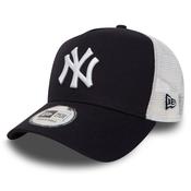 New York Yankees Clean A-Frame Trucker Cap - Navy/White - One image