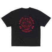 Mens Edwin Music Channel T-Shirt - Black/Red - XS image