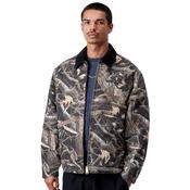 Mens OG Detroit Jacket - Camo Feather Tree/Black (Heavy Stone Wash) - XS image