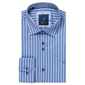Mens Munich Stripe Shirt - Indigo - M image