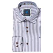 Mens Madrid Stripe Shirt - Navy - L image