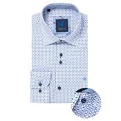 Mens London Pattern Shirt - Blue - M image
