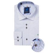 Mens London Pattern Shirt - Green - M image