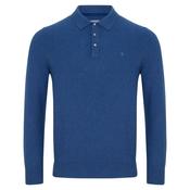 Mens Trevor Knit Polo Shirt - Blue - S image
