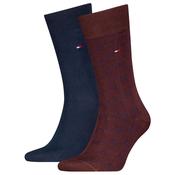 Mens Classic Flag AOP 2-Pack Socks - Deep Rouge - 6-8 image