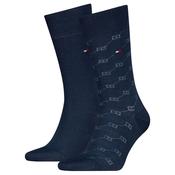 Mens Classic Flag AOP 2-Pack Socks - Navy - 6-8 image