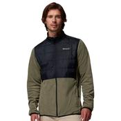 Mens Basin Butte II Hybrid Fleece Jacket - Stone Green/Black - S image