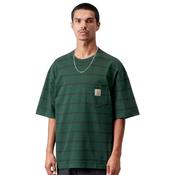 Mens Cardona Pocket T-Shirt - Natural/Dark Scarab (Garment Dyed) - XS image