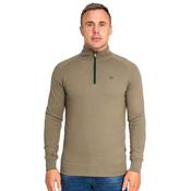 Mens Falcons 1/4 Zip Sweater - Fern - S image