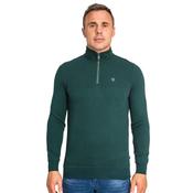 Mens Narbonne 1/4 Zip Sweater - Verdure - S image