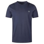 Mens Ringer T-Shirt - Dark Airforce - S image