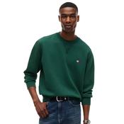 Mens Badge Fleece Sweatshirt - Velvet Green - XS image