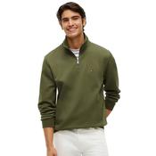 Mens Essential Intechno 1/4 Zip Sweatshirt - Huntsman Green - S image