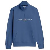 Mens Logo Fleece Quarter-Zip Sweatshirt - Aegean Sea - XS image
