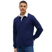 Mens Essential Solid Rugby Shirt - Carbon Navy - S image