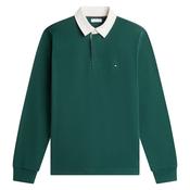 Mens Essential Solid Rugby Shirt - Ornamental Green - S image