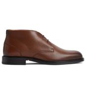 Mens Leather Lace-Up Ankle Boots - Winter Cognac - 7 image