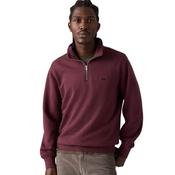 Mens Original Housemark Quarter-Zip Pullover - Winetasting Htr - S image