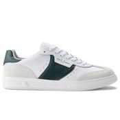 Mens Leather B4 Tennis Trainers - White - 7 image